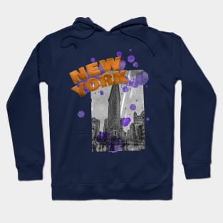 New York Trip - Orange/Purple Hoodie